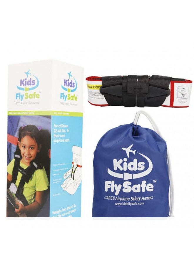 Cares Airplane Harness For Kids - Toddler Travel Restraint - Provides Extra Safety For Children On Flights - Light Weight, Easy To Store And Installs In Minutes.