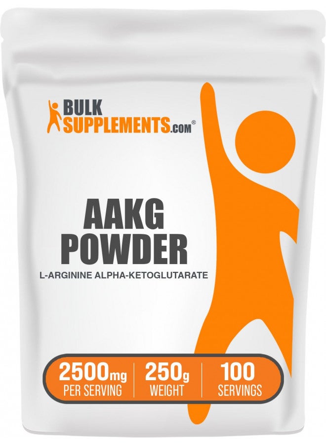 Bulksupplements.Com Aakg Powder   Arginine Alpha Ketoglutarate, Akg Supplement   Arginine Supplement, Unflavored & Gluten Free, 2500Mg Per Serving, 250G (8.8 Oz) (Pack of1)