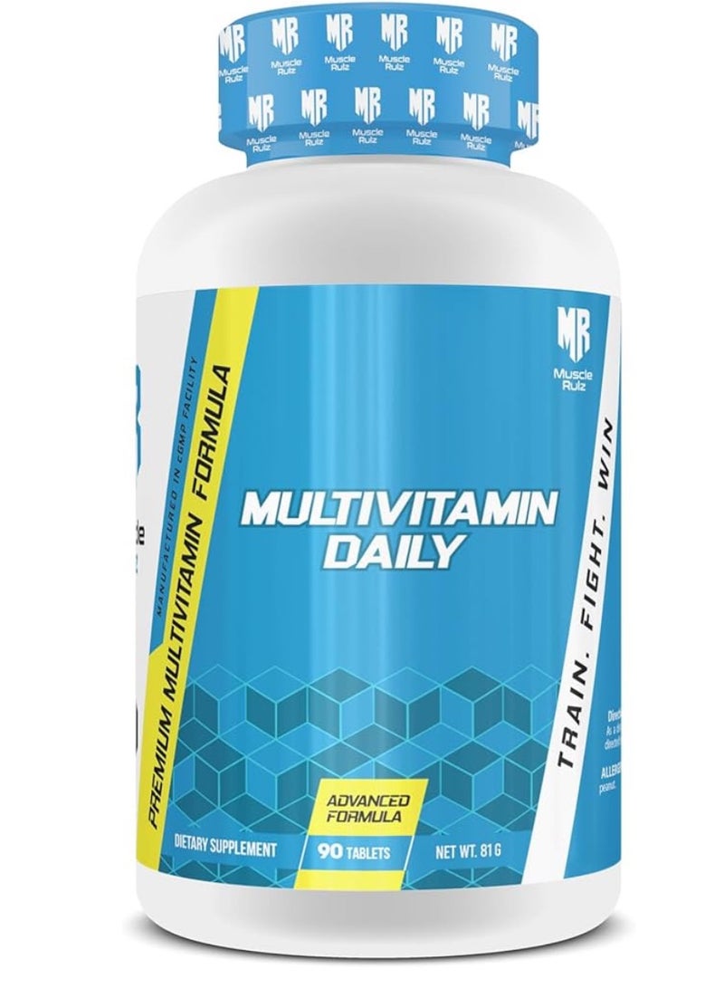 Multivitamin Daily, Premium Multivitamin Formula, 90 Tablets