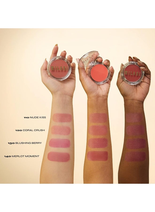 (Blushing Berry) -  Cheek Cream Blush- Cream To Gel Blush For Cheek And Lip Tint