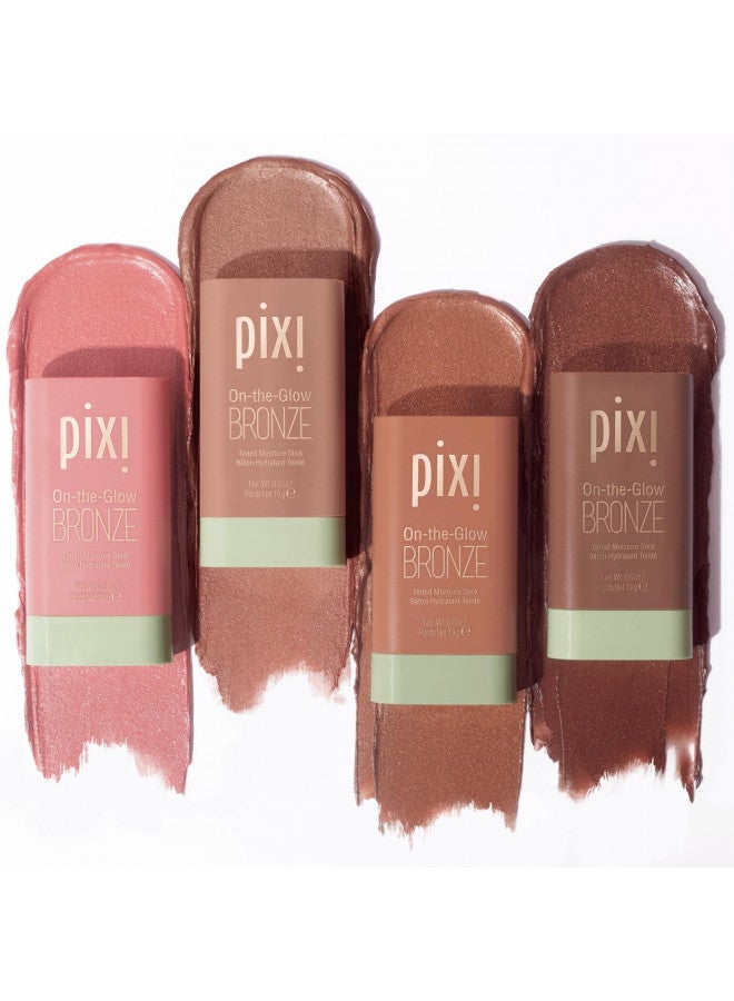On-The-Glow Bronze - Softglow, Hydrating Tinted Moisture Bronzer Stick With Ginseng, Aloe Vera & Fruit Extracts, For Cheeks & Lips, 19G / 0.6Oz, Paraben-Free