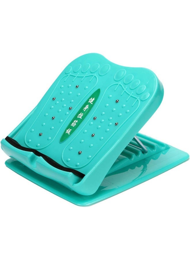 Portable Inclined Board Adjustable Inclined Board Sports Stretcher Stovepipe Stretching Tendons Station Bench Fitness Inclined Pedal Stretcher Stretching Calf Stretching Equipment (Green)