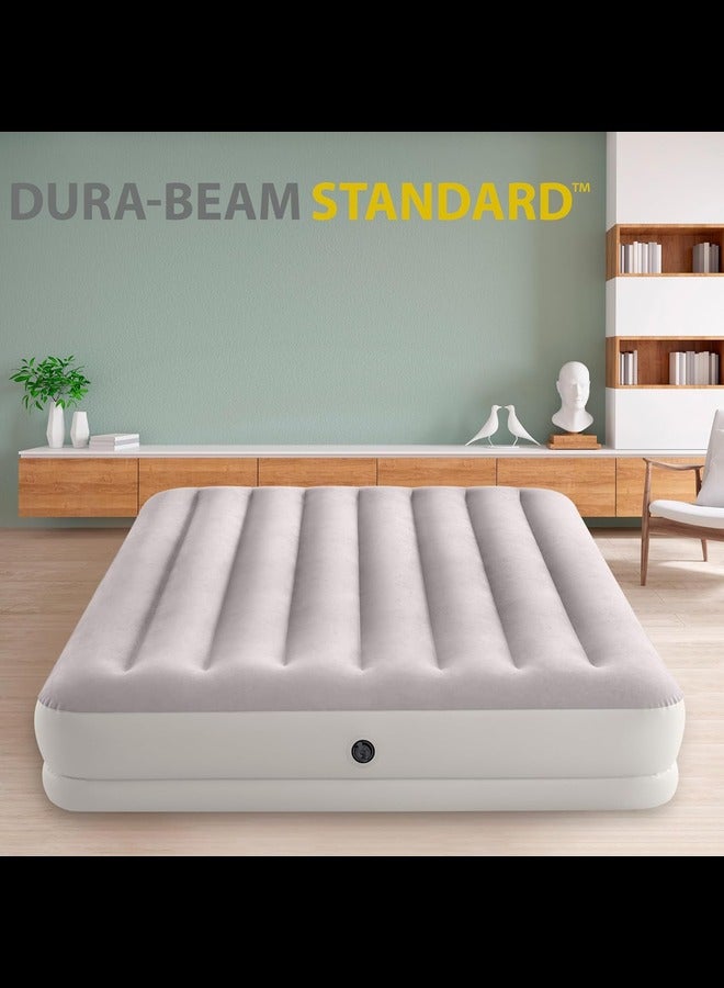 Queen Dura-Beam Prestige Mid-Rise Airbed w/ USB150, Inflated Size: 1.52m x 2.03m x 30cm (64179)