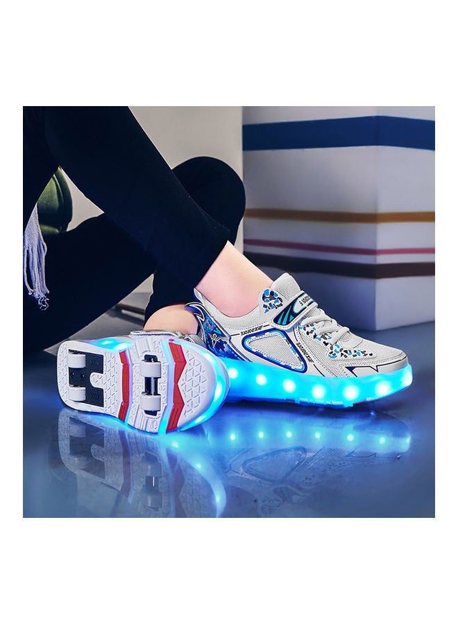 Rechargeable Roller Skate Shoes With LED Light And Accessories