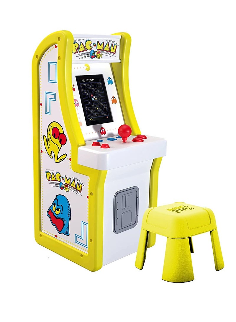 Arcade1Up Jr. Pac-Man Arcade with Stool