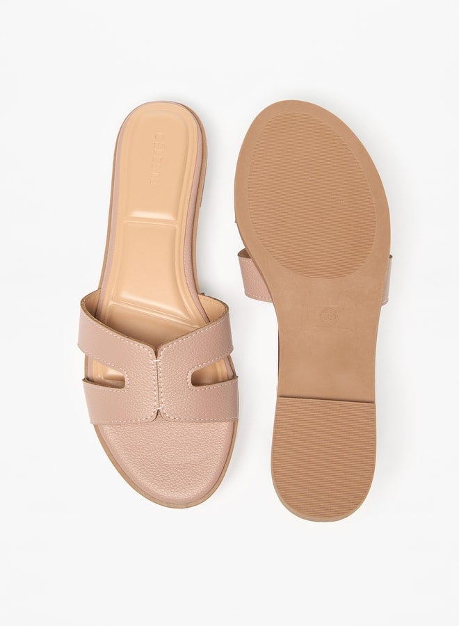 Women's Textured Slip-On Sandals