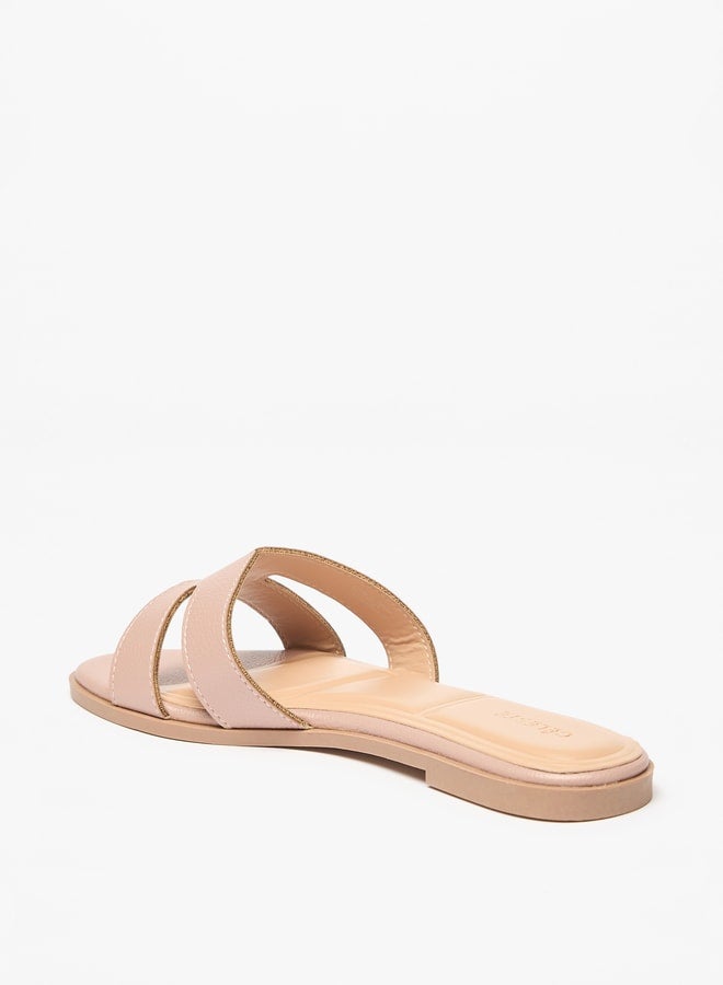 Women's Textured Slip-On Sandals