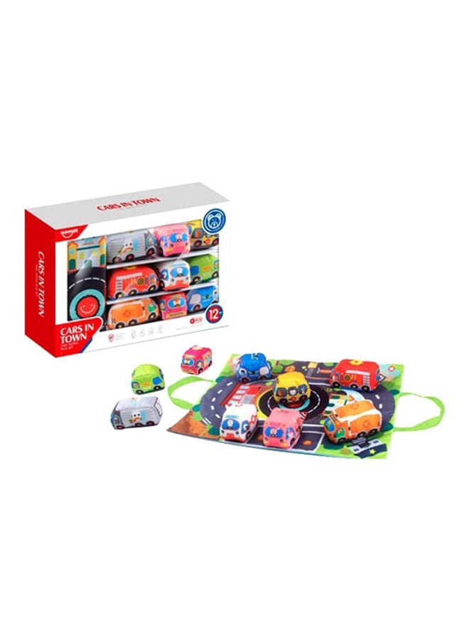 10-Piece Cloth Car And Mat Set