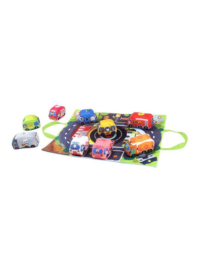 10-Piece Cloth Car And Mat Set