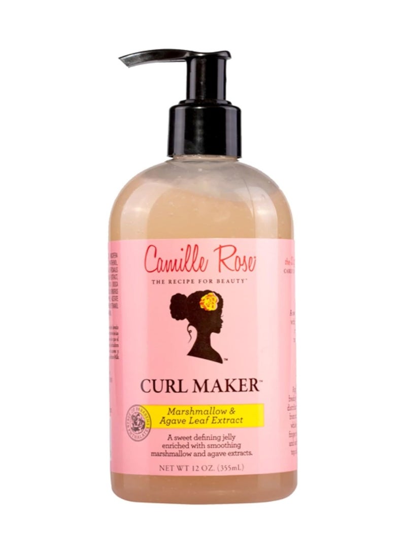 Curl Maker Jelly, crafted to nourish and define curls. Natural, clean formula. For oily, curly, wavy hair 12oz