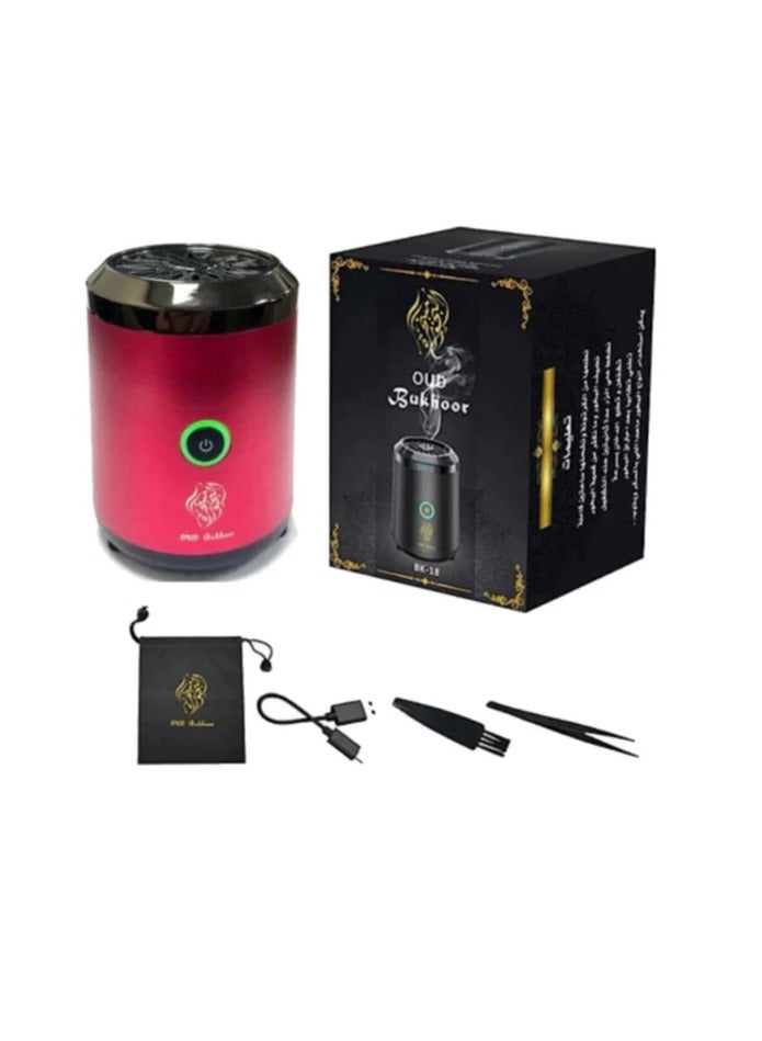 Oud Bukhoor BK18 Electric  Diffuser Portable USB Powered Incense Burner for Home Car and Travel