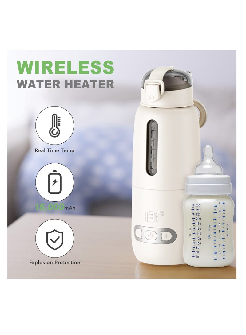 Smart Portable Baby Bottle Warmer with Precise Temperature Control for Travel and Outdoor Use