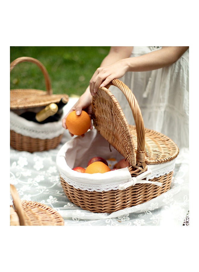 Picnic Storage Basket 35x26x18cm