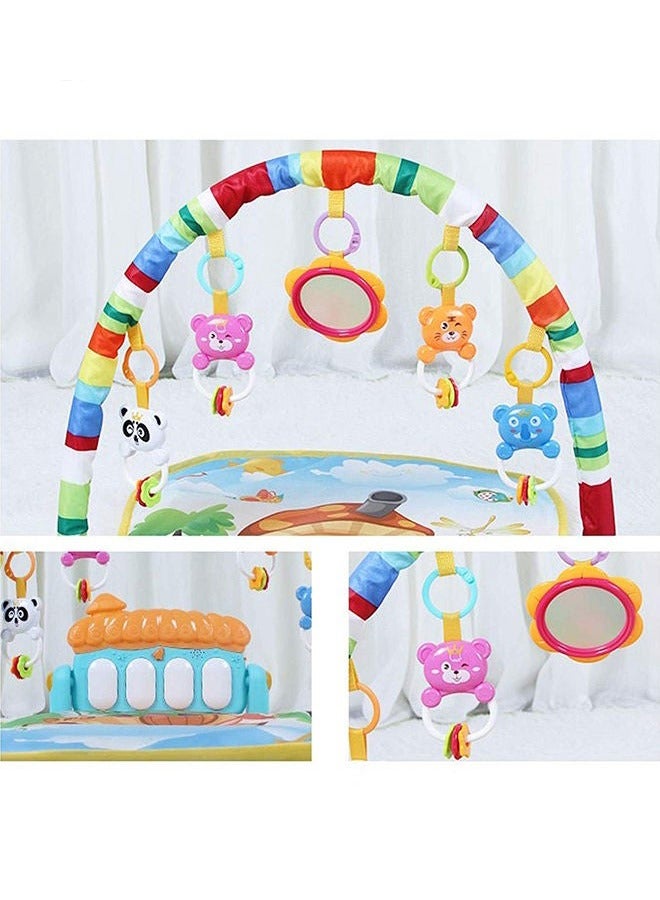 Baby Gym Play Mat Kick and Play Piano Gym Musical Activity Center for Toddlers Multicolor