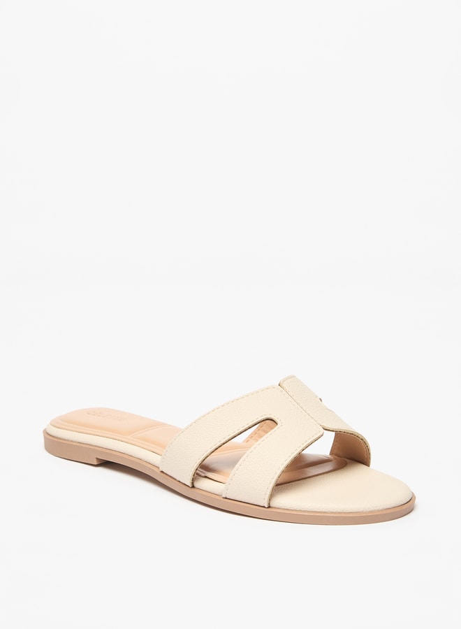 Women's Textured Slip-On Sandals