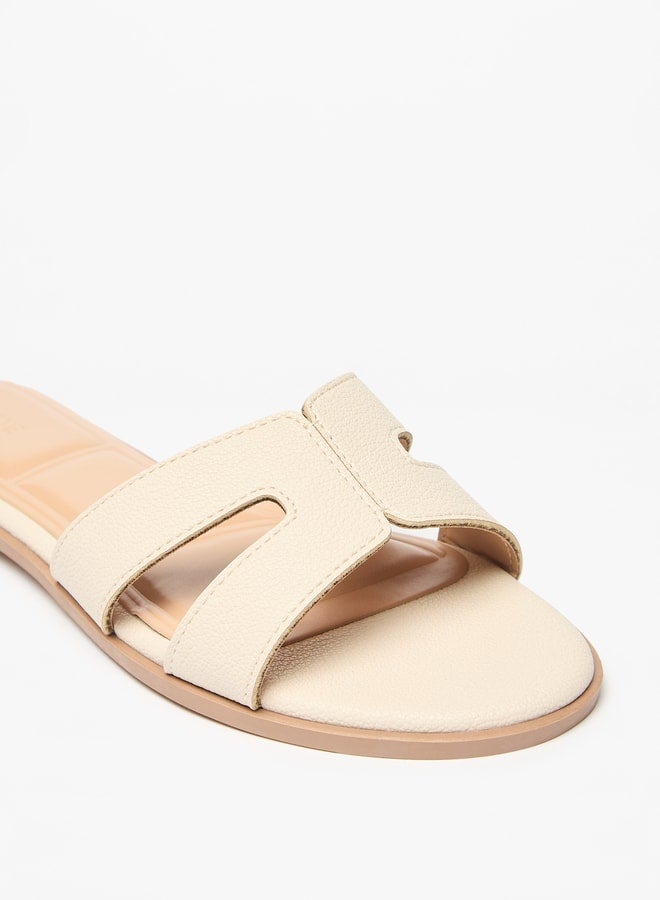 Women's Textured Slip-On Sandals