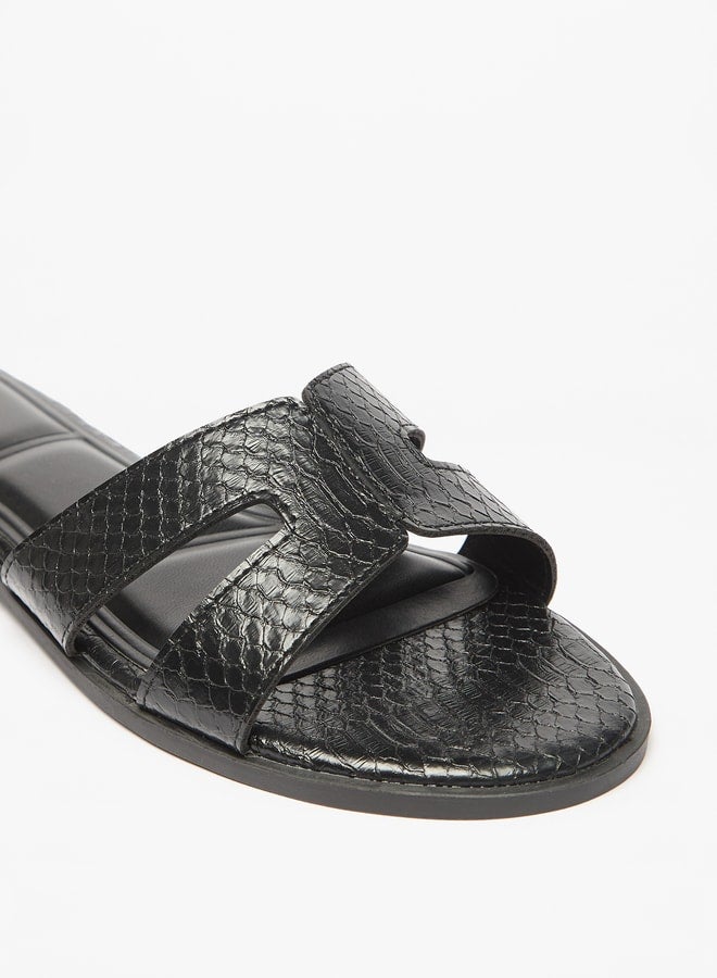 Women's Textured Slip-On Sandals