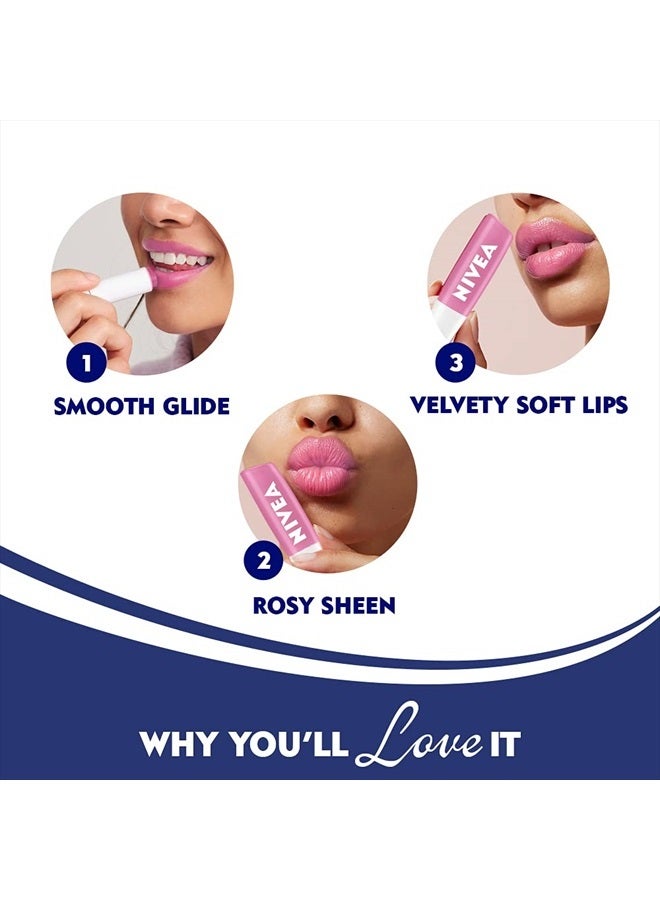 Nivea Lip Soft Rose Blister Pack