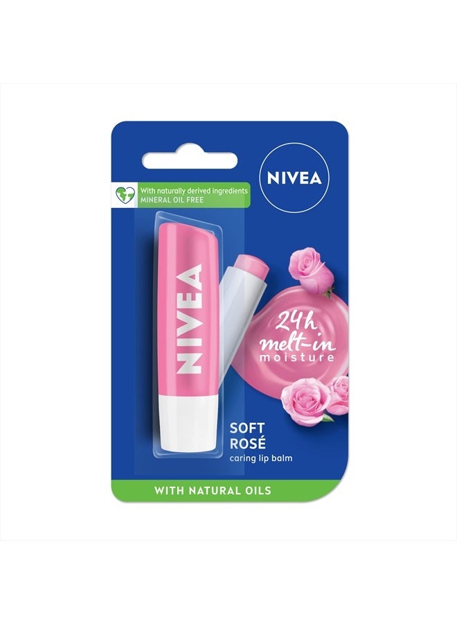 Nivea Lip Soft Rose Blister Pack