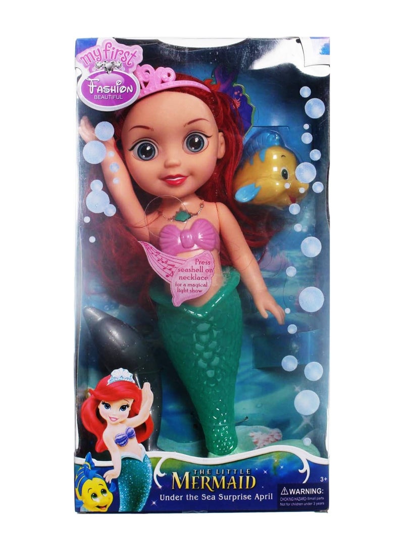 The Little Mermaid Doll For Girls - Multi Color