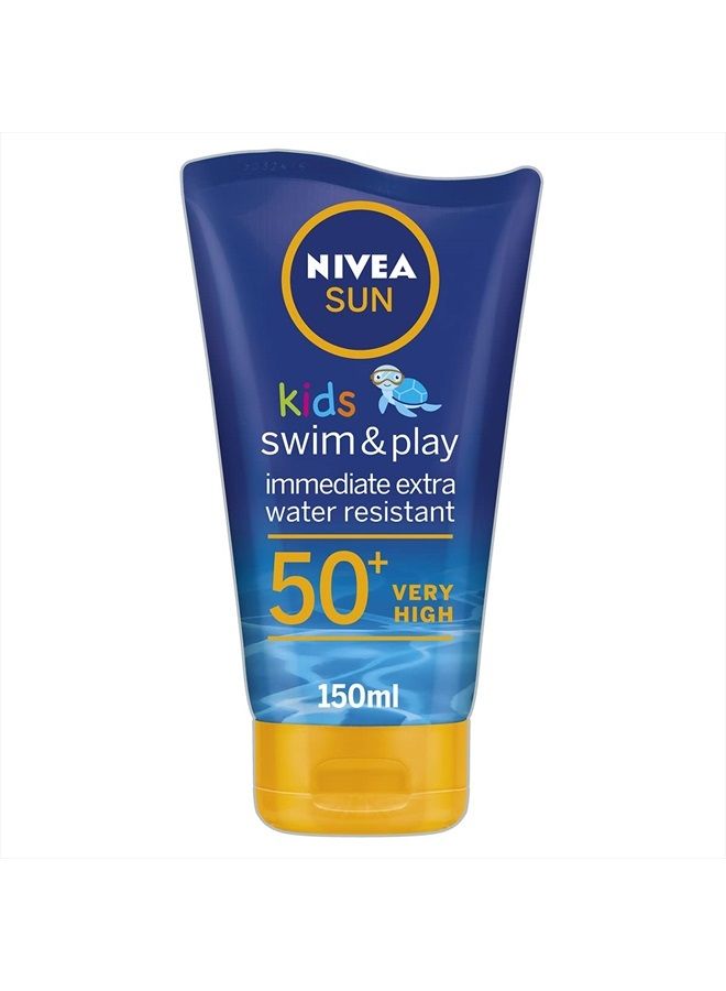 Nivea Sun Kids Swim & Play Sun Lotion Spf50+ 150 Ml