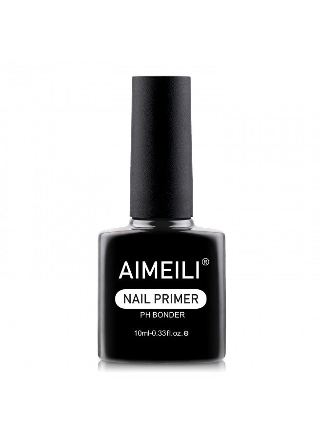 AIMEILI Nail Prep Bond Primer, U V LED Gel Foundation for Acrylic Powder and Builder Nail Gel