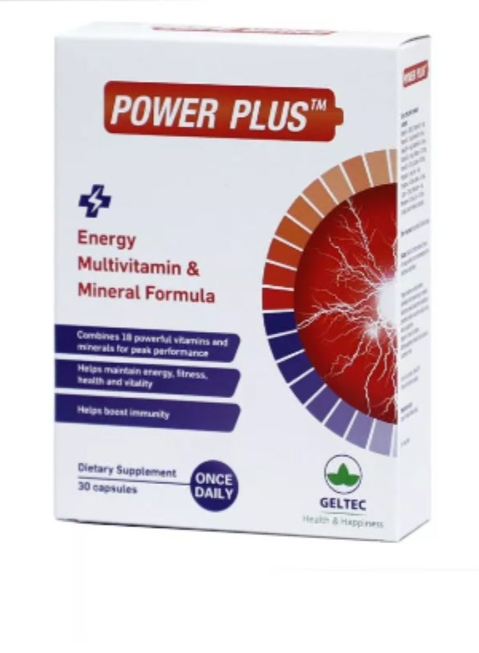 Power Plus Energy Multivitamin & Mineral 15 And 30 Capsules