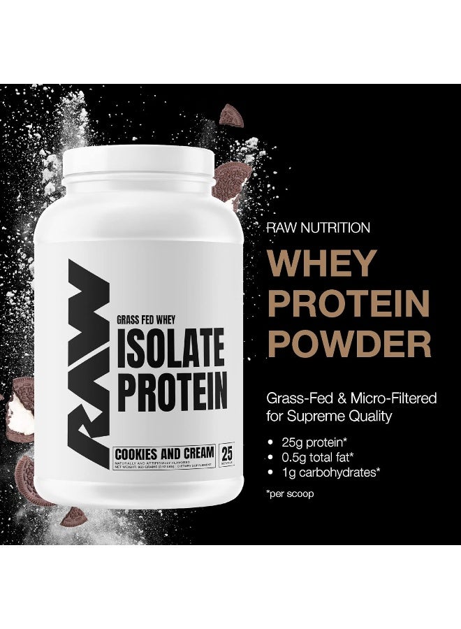 Whey Protein Isolate Powder 100% Grass Fed Protein Isolate Highest Rated Protein Powde 25 Servings