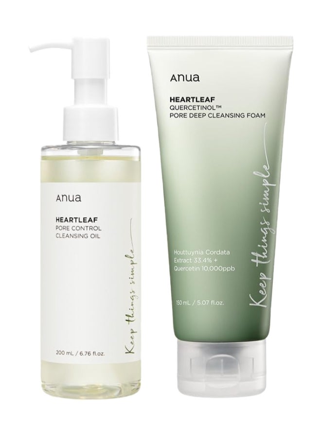 Double Cleansing Duo Set (Cleasnig Oil + Cleansing Foam)