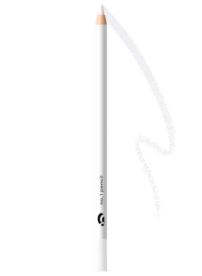 GLOSSIER No. 1 Pencil Creamy Long-Wearing Eyeliner,  Canvas - pure white 1.2g - Smooth, Long-Lasting Definition