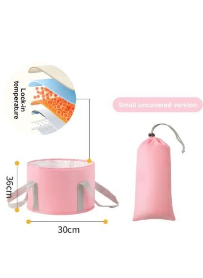 1pc Portable Collapsible Foot Bath Basin with Handles Perfect for Soaking Feet Traveling Camping and Outdoor Activities