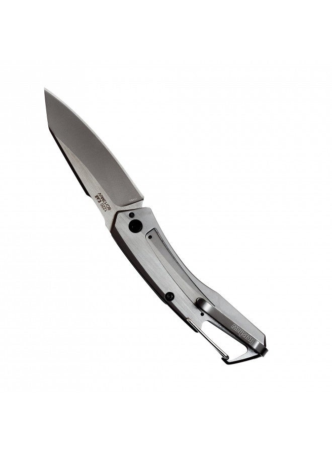 Kershaw Reverb Pocket Knife, 2.5-In. 8Cr13Mov Manual Open Blade, Lightweight, Outdoor Knife For Hiking, Camping