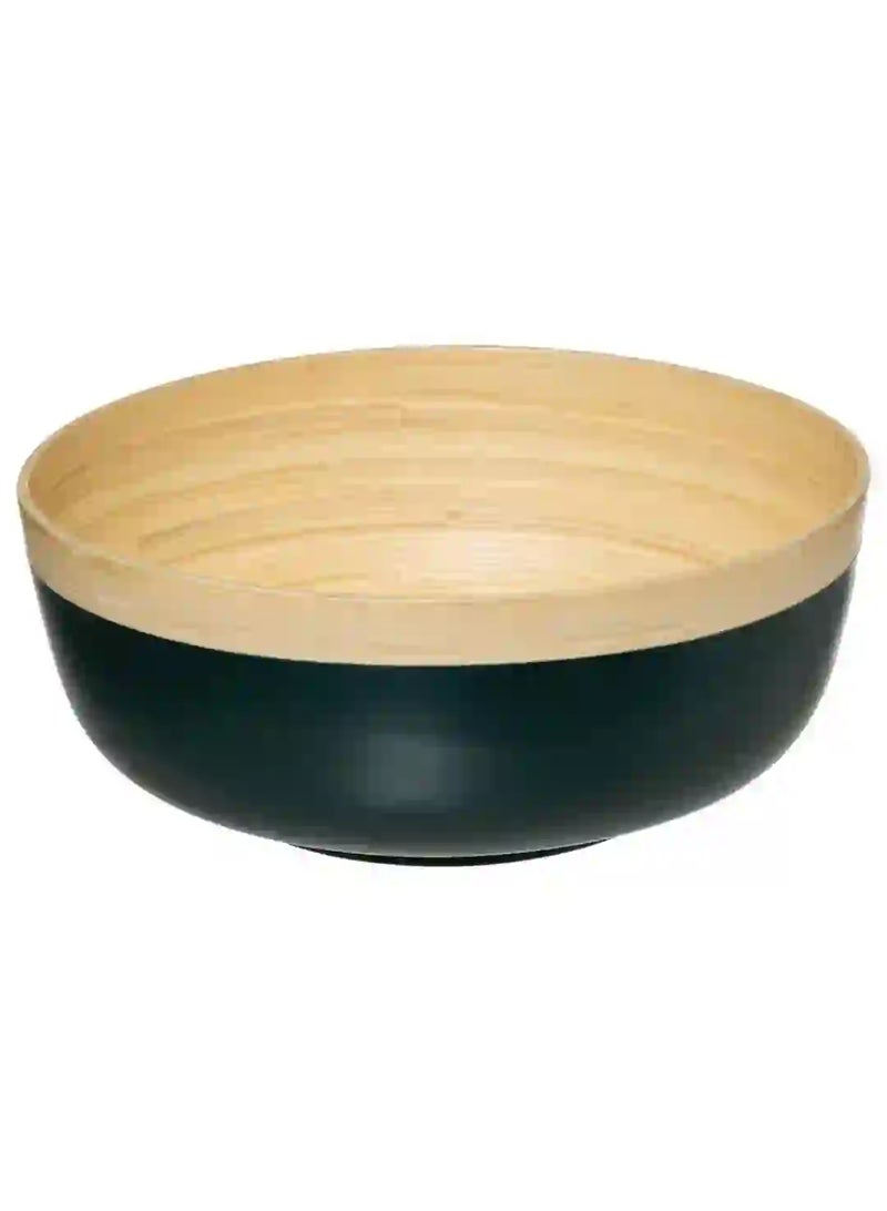 Modern Bamboo Salad Bowl (30 X 12 Cm)