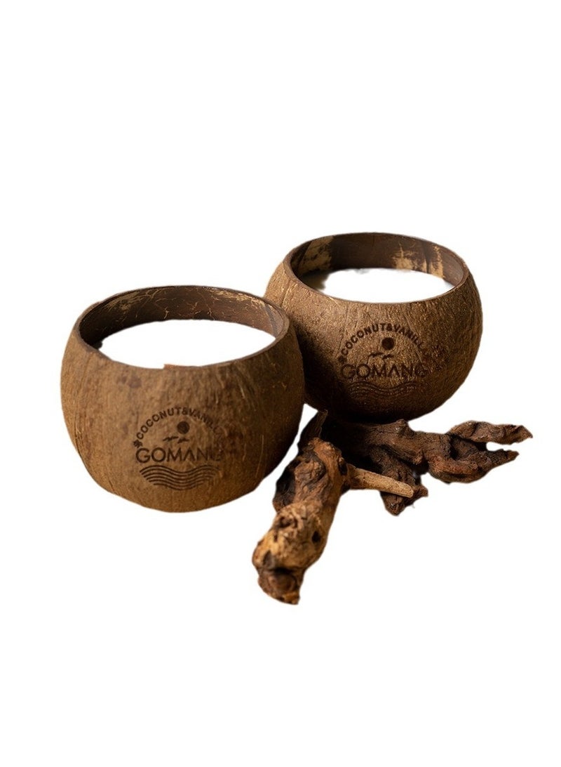 Coconut shell aromatherapy candles, bedroom decorations, souvenirs, soy wax holiday fragrances candles, gifts aromatherapy