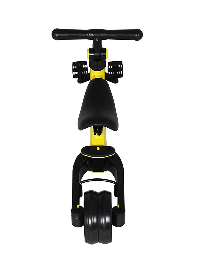 3 In 1 Kids Foldabale Tricycle Yellow/Black 60centimeter