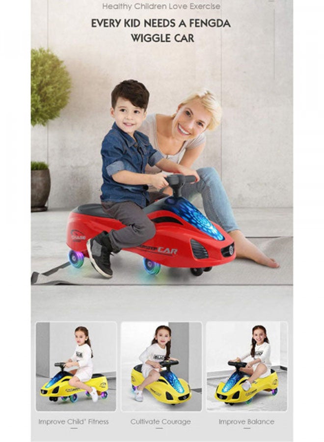 Kids Wind Speed Car With Light And Music Assorted