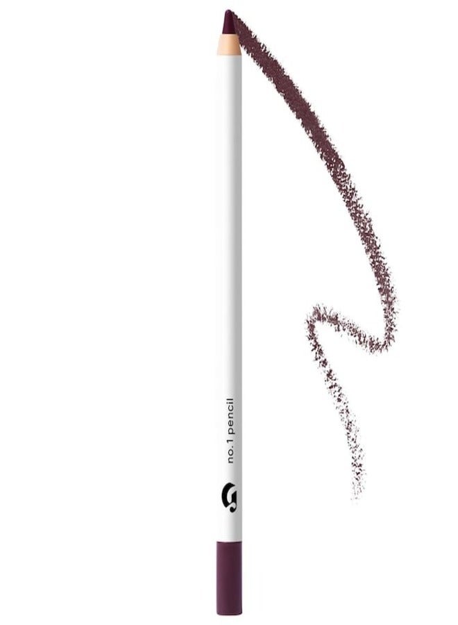 GLOSSIER No. 1 Pencil Creamy Long-Wearing Eyeliner, Rococo - deep eggplant 1.2g - Smooth, Long-Lasting Definition