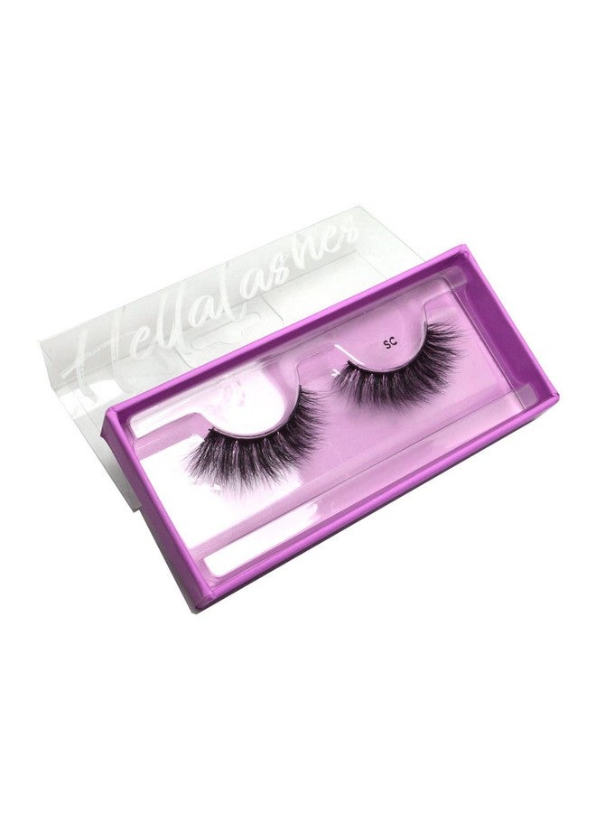 Style L1 Hellalashes 8D Faux Mink Lashes Lightweight Synthetic Fiber In 8 Dimensional Layers Scplayful Voluminous & Wispy 1 Pair