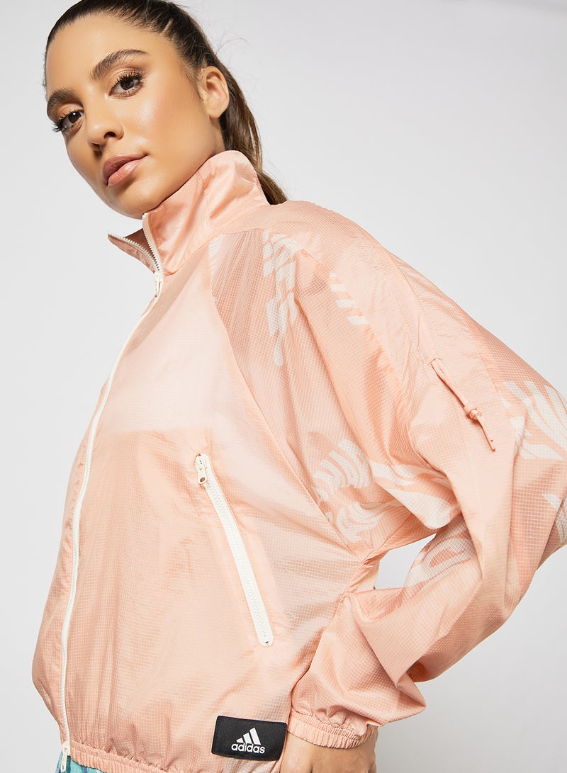 Sportswear Woven Lightweight Jacket Pink