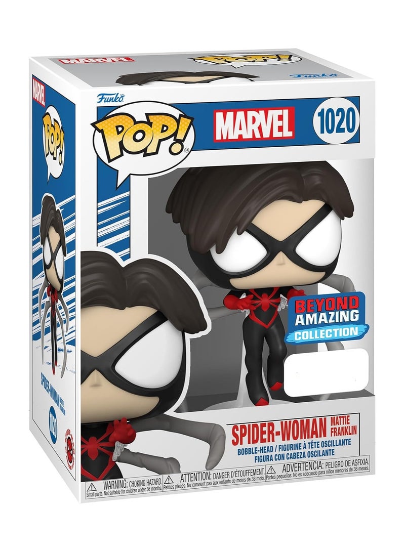 Funko Pop! Marvel: Year Of the Spider - Spider-Woman - (Mattie) - Marvel Comics - Exclusive - Collectable Vinyl Figure - Gift Idea - Official Merchandise - Toys for Kids & Adults