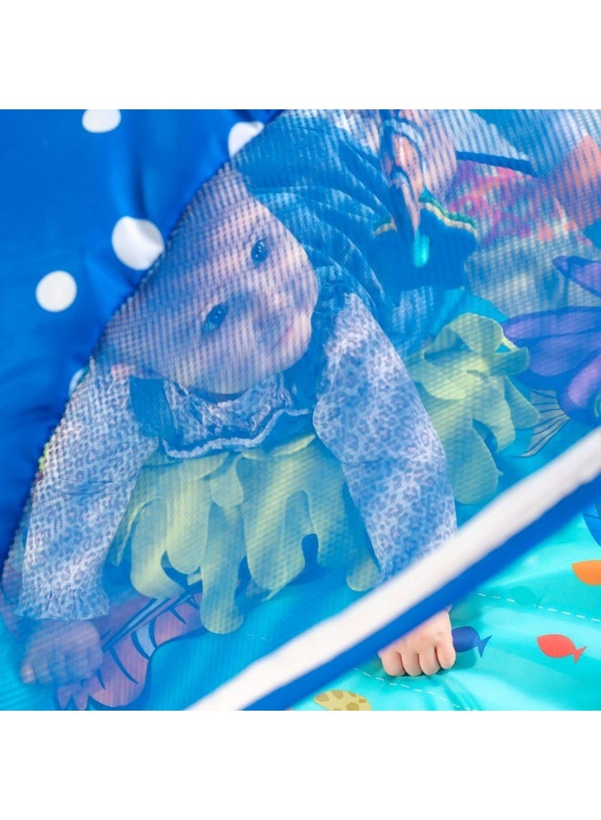 Bright Starts - Disney Baby Finding Nemo Mr. Ray Ocean Lights & Music Play Gym, Ages Newborn +