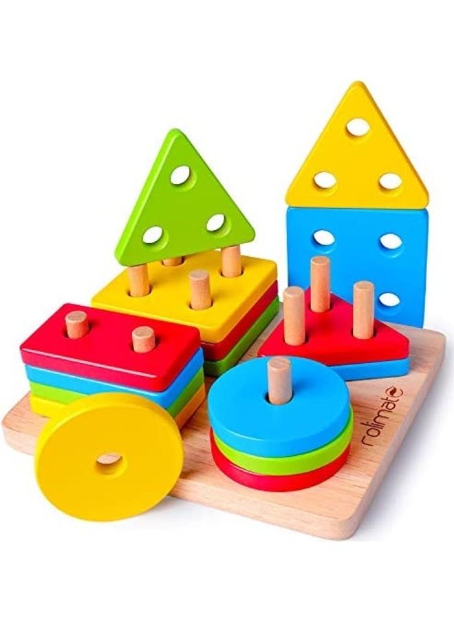 Toddler Toys Boys Girls Wooden Educational Toys