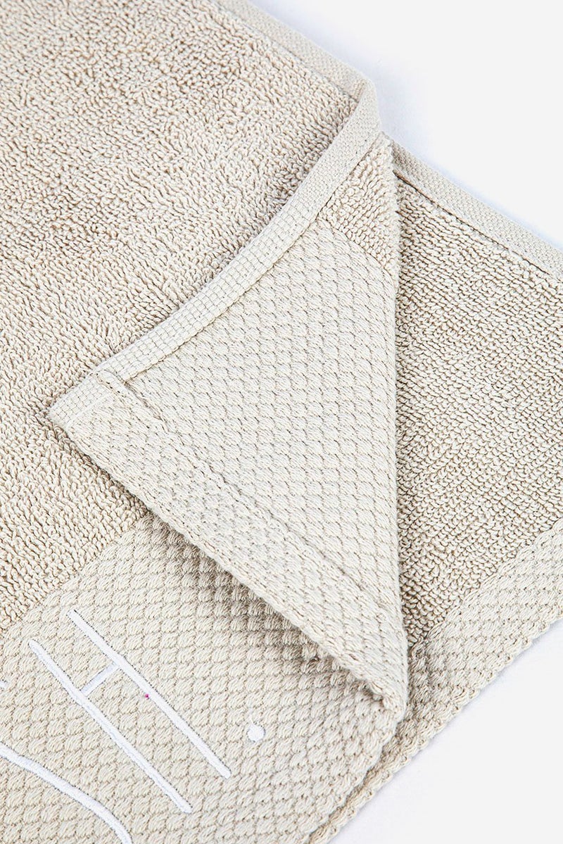 Set Of 2 Hand Towels 40. cm x 71 cm, Beige