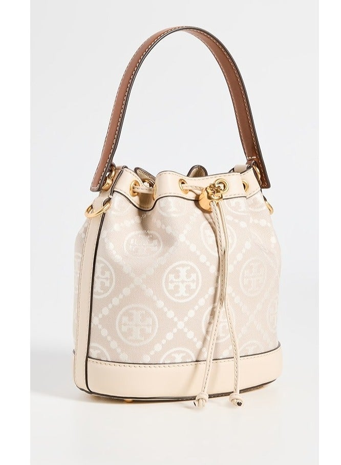 Tory Burch Large T Monogram Jacquard Bucket Bag