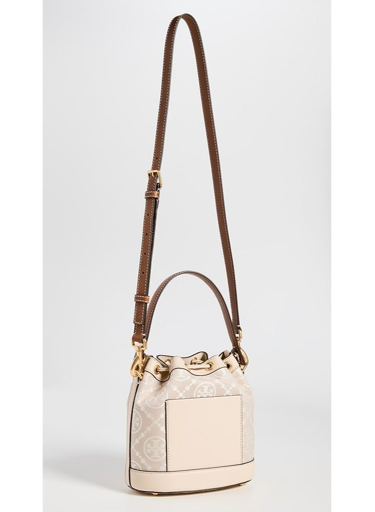 Tory Burch Large T Monogram Jacquard Bucket Bag