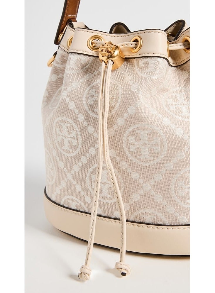 Tory Burch Large T Monogram Jacquard Bucket Bag