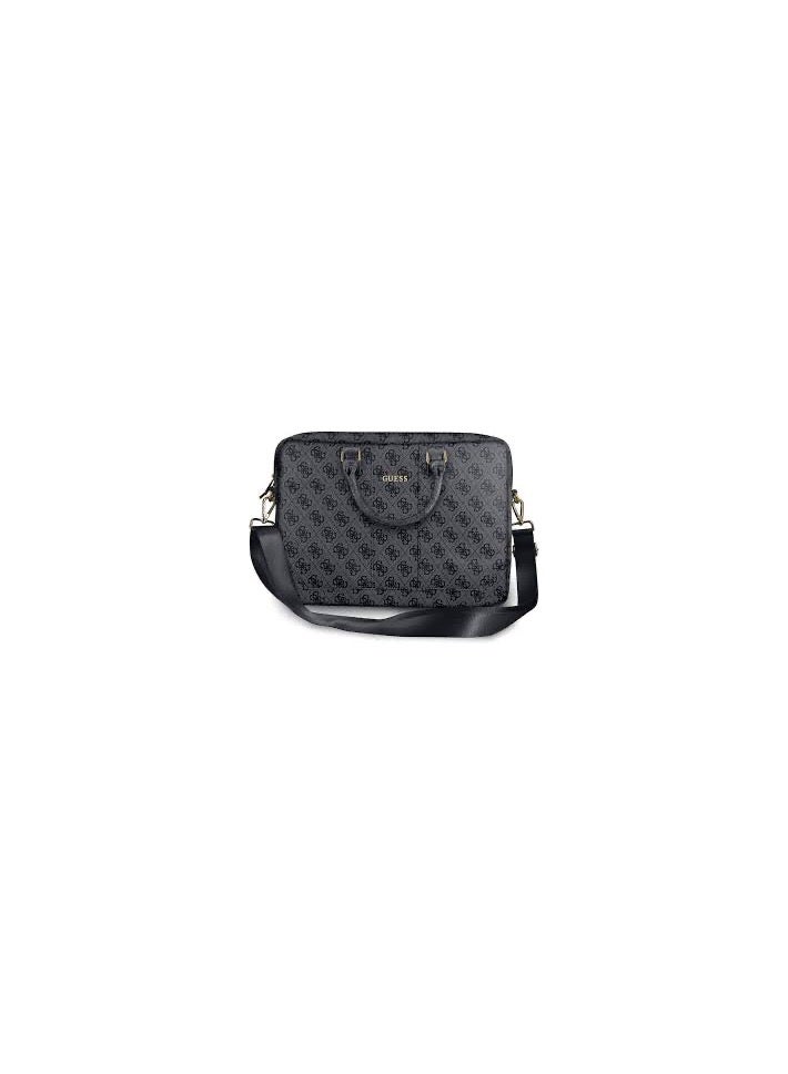 Guess PU Leather Laptop Bag up to 15 inch - Black