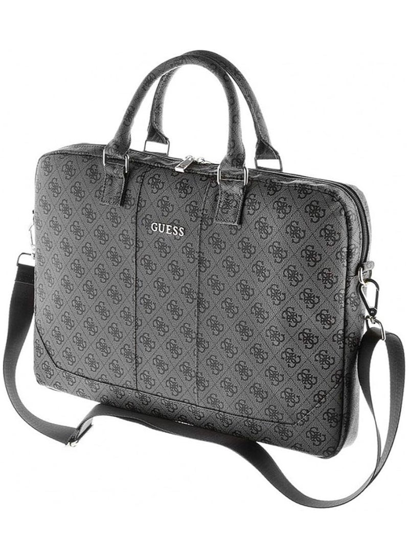 Guess PU Leather Laptop Bag up to 15 inch - Black