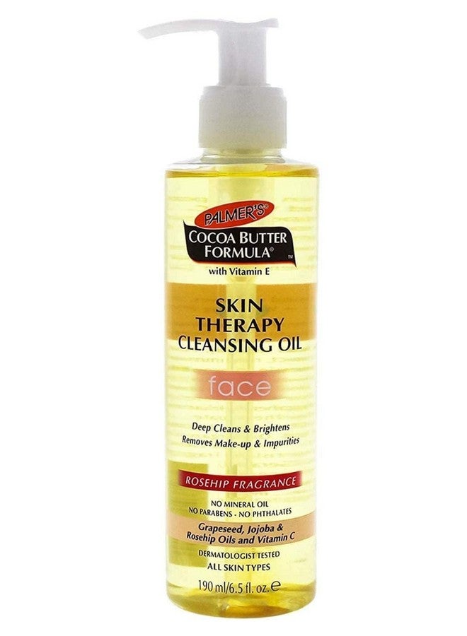 Palmers Cocoa Butter Skin Therapy Cleansing Oil 6.5 Ounce (145Ml) (2 Pack)
