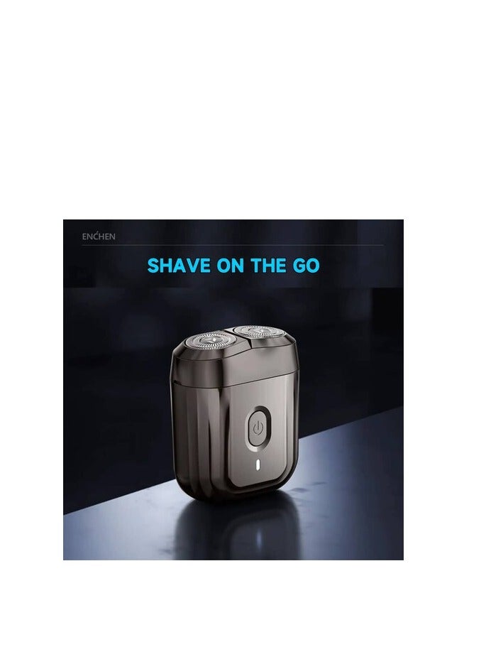 Electric Shaver Mini 6 with Dual Floating Head Razor, Washable, Portable and USB Rechargeable, Enchen Mini 6